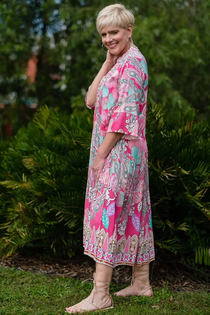 Ursula Yoke Maxi Dress (DQ106)