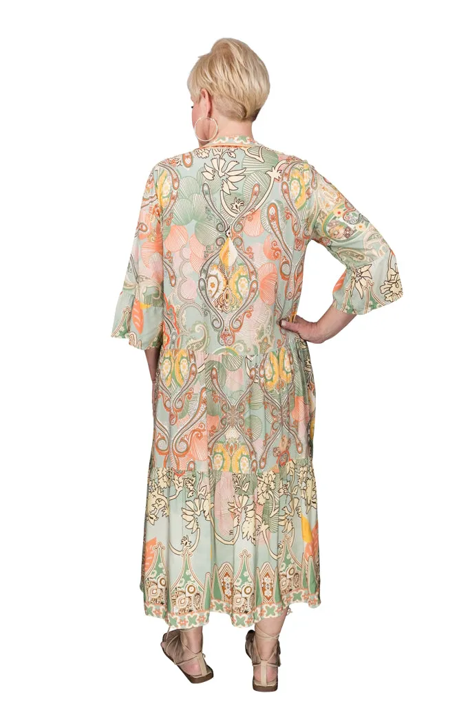 Ursula Yoke Maxi Dress (DQ106)