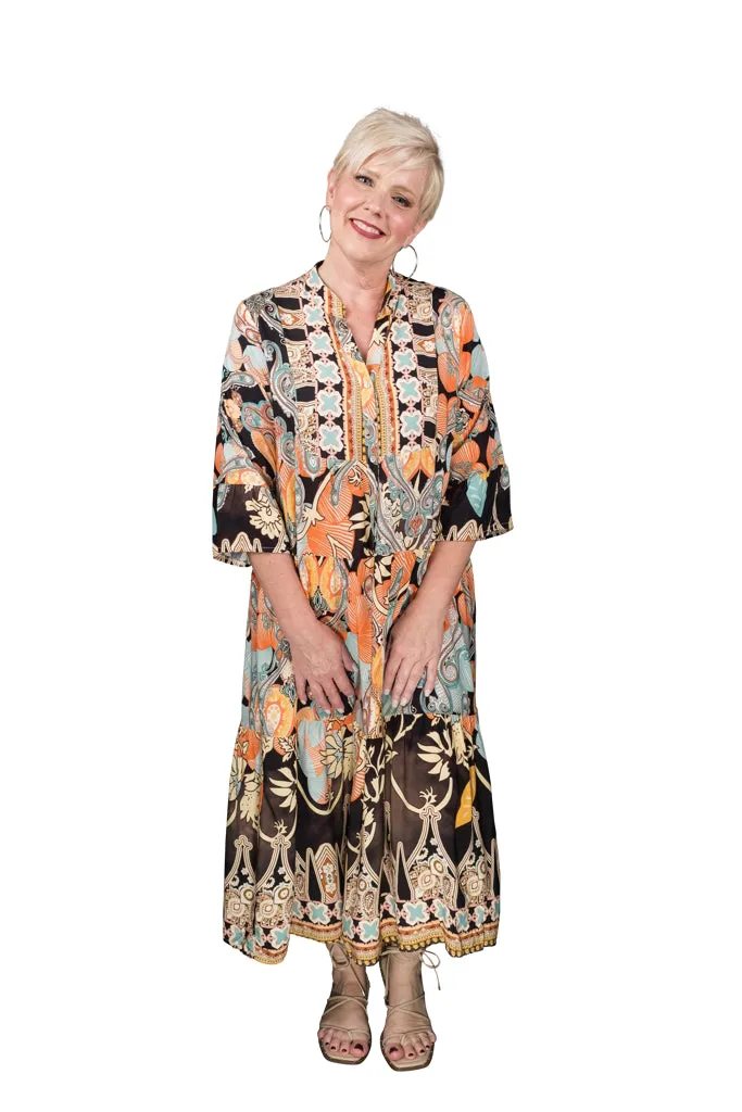 Ursula Yoke Maxi Dress (DQ106)