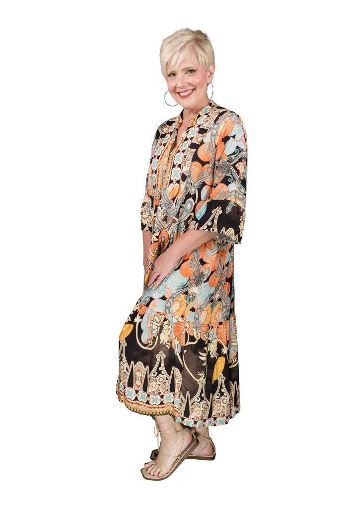 Ursula Yoke Maxi Dress (DQ106)