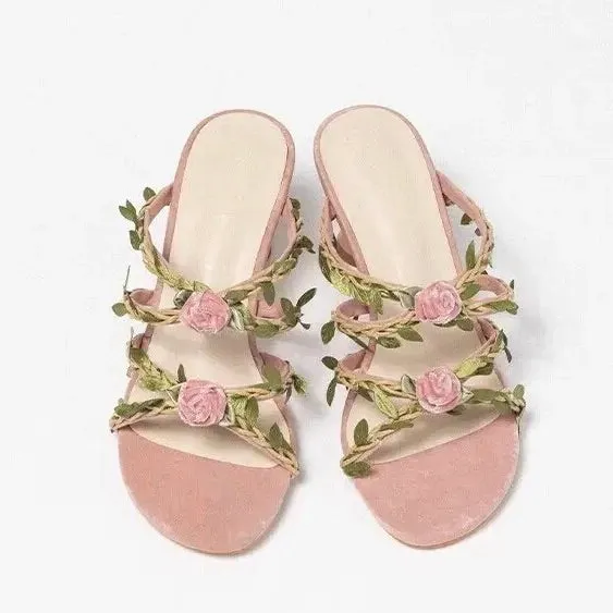 Vintage Rose - Sandals