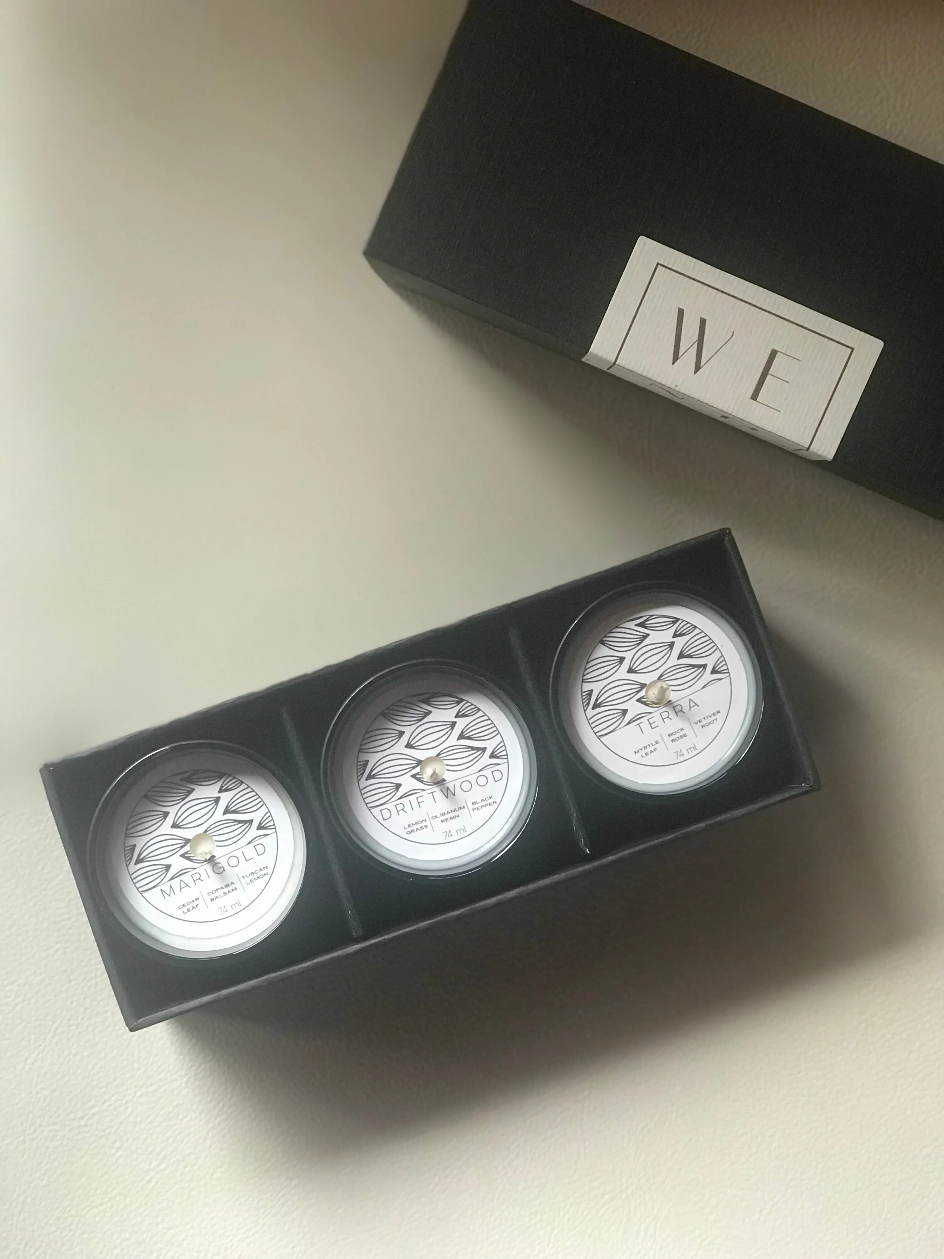 Wend Botanicals "Trio" Candle Set