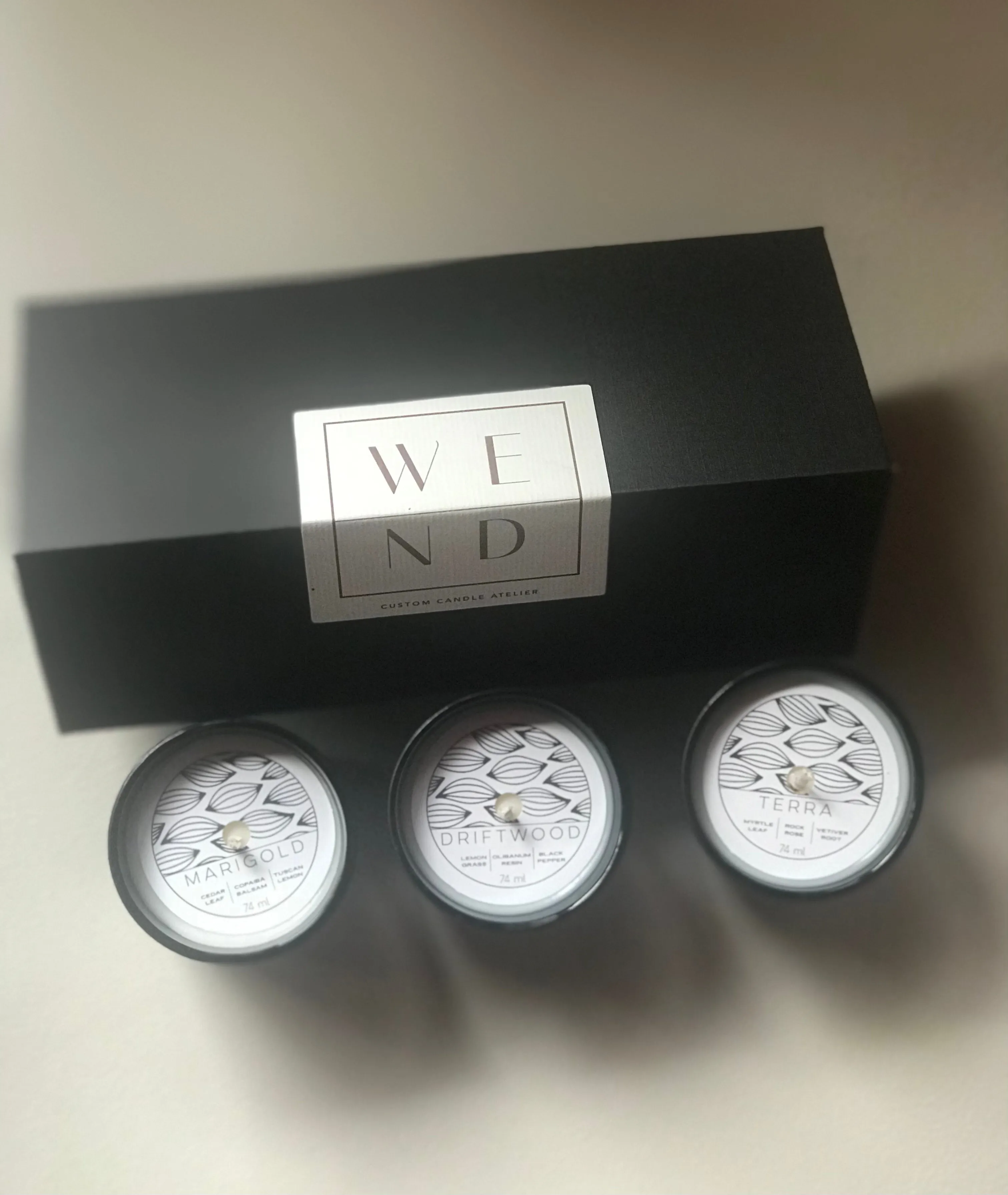 Wend Botanicals "Trio" Candle Set