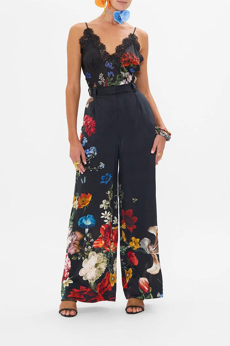 WIDE LEG WAISTED PANT