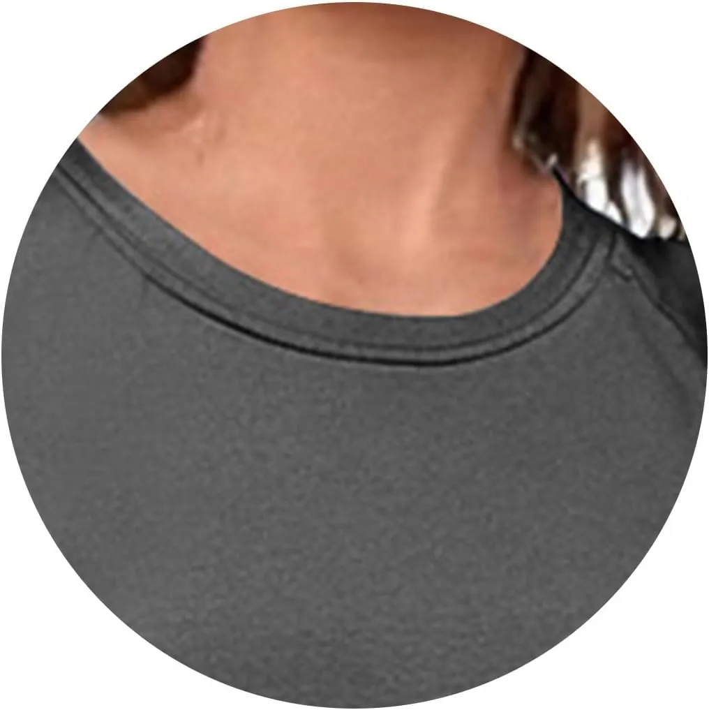 Women Summer Casual Dress Crew Neck Sleeveless Loose Split Long Maxi Beach Dress Travel Vacation Sundress with Pockets