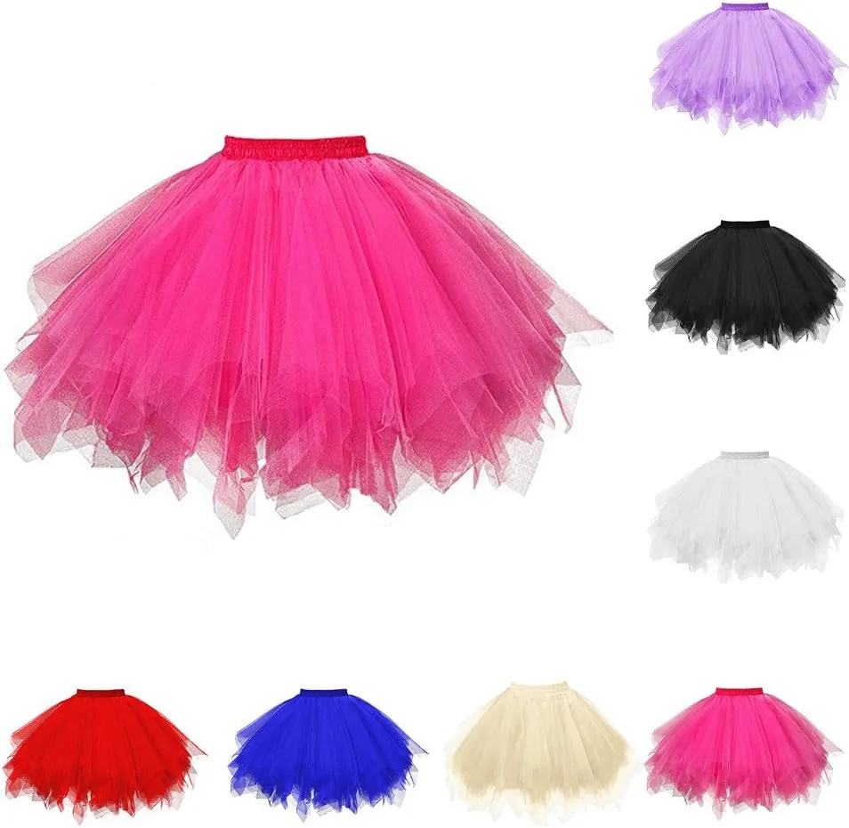 Women's A-Line High Waisted Midi Skirt Women's Festival Tulle Skirts Tutu Skirt Ruffle Solid Layer Skirts Teal