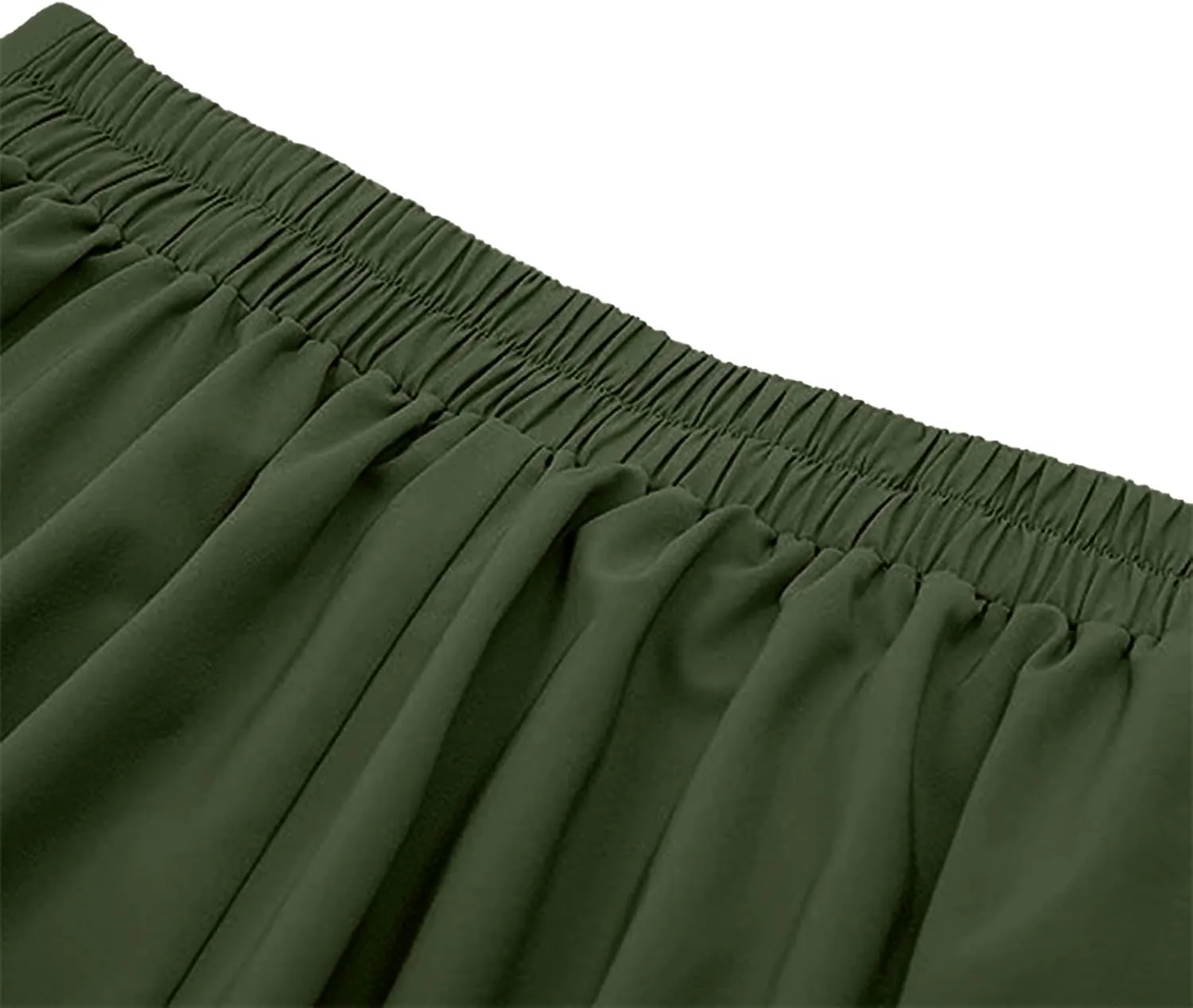 Women's Fall Winter Button Down Pleated Midi Skirt High Elastic Waisted Flowy Long Skirts Casual Solid Color Skirt