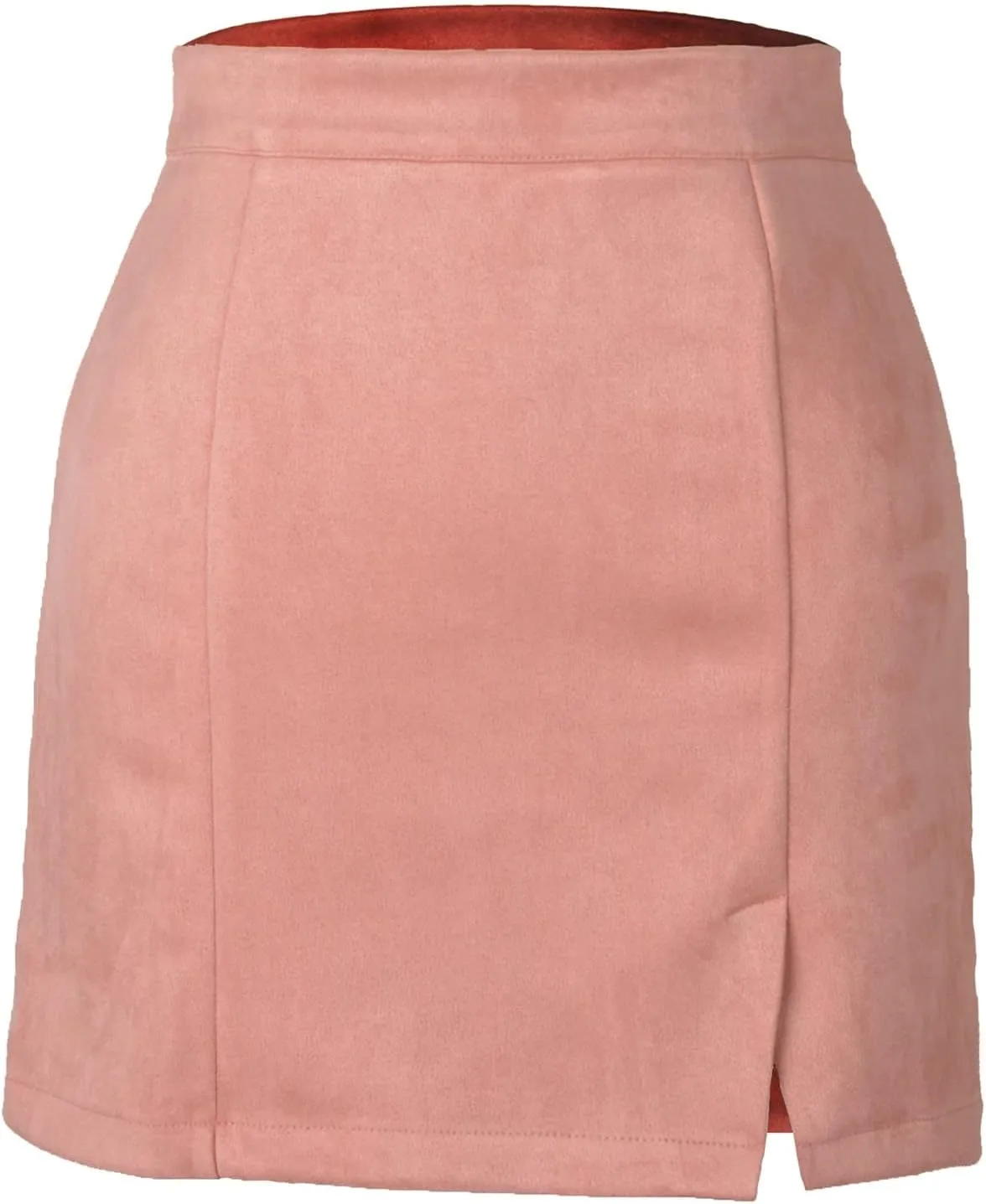 Women's Skirts Summer Casual Sexy Y2K Solid Slim Mini Skirts with Zipper
