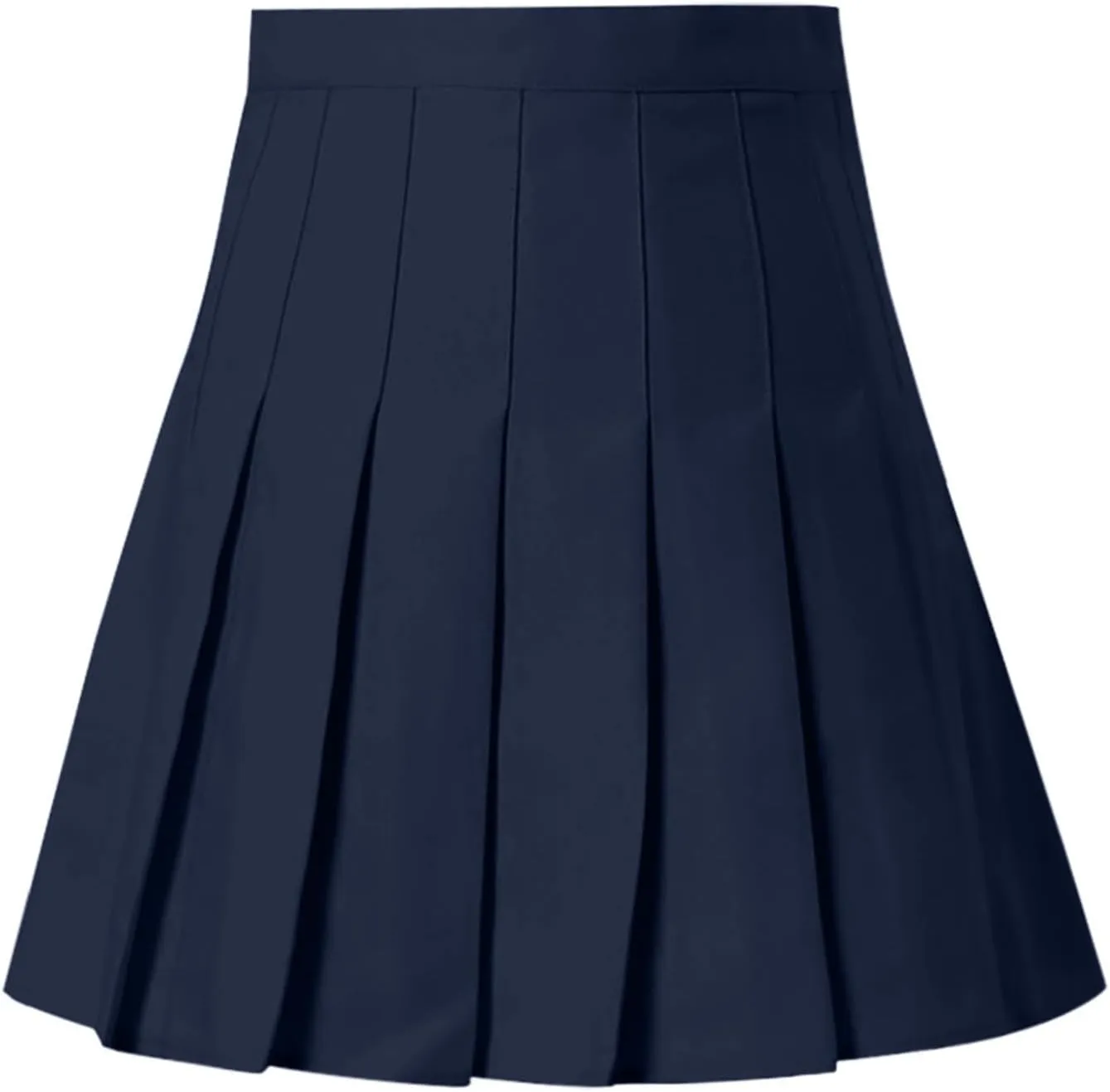 Women's Sundresses 2025 Summer Casual Loose Trendy Elastic High Waist Solid Color Pleated Sun Beach Mini Skirts, XS-3XL