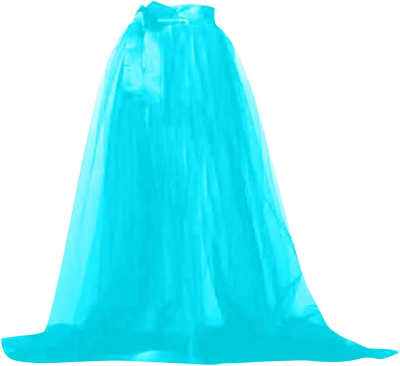 Women's Tulle Tutu Long Skirts Wedding Party Cocktail Prom Skirts Bandage Mesh Maxi Overskirt Overlay Long Bridal Dress