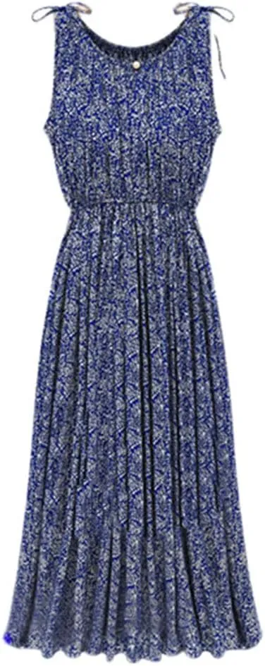 Womens V Neck Flutter Sleeve Boho Floral Midi Dress Summer Wedding Guest Beach Party Long Flowy Dresses with Belt