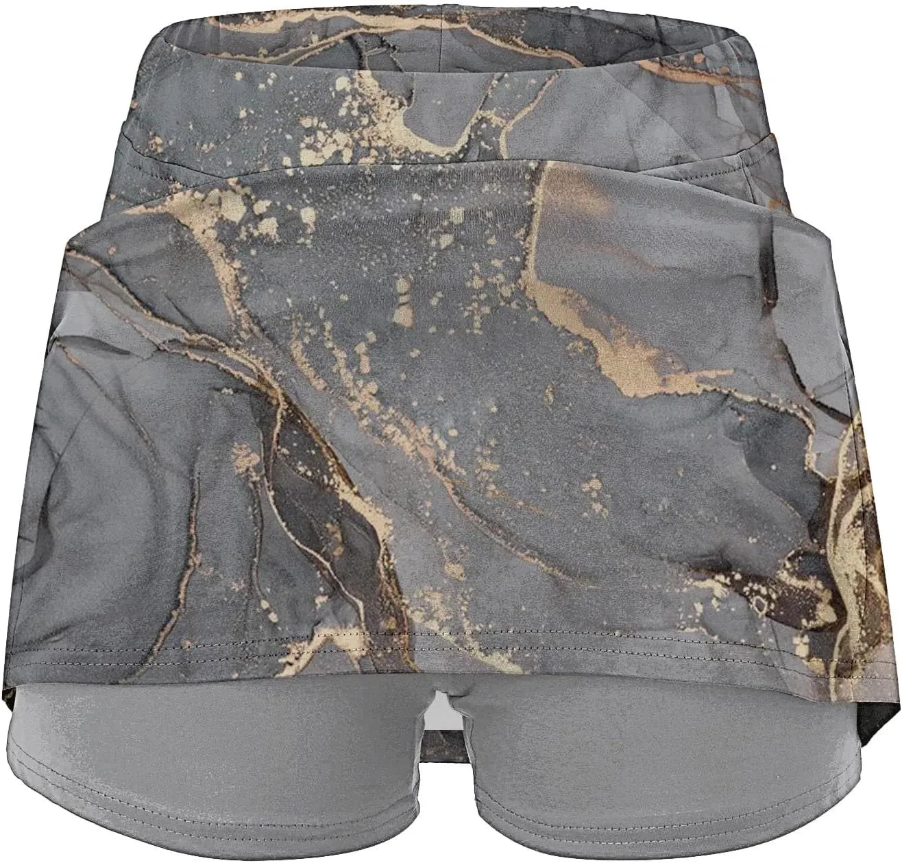 Yoga Shorts with Pocket for Women High Waisted Pleated Tummy Control Sport Running Tennis Skirt Plus Size Golf Skorts