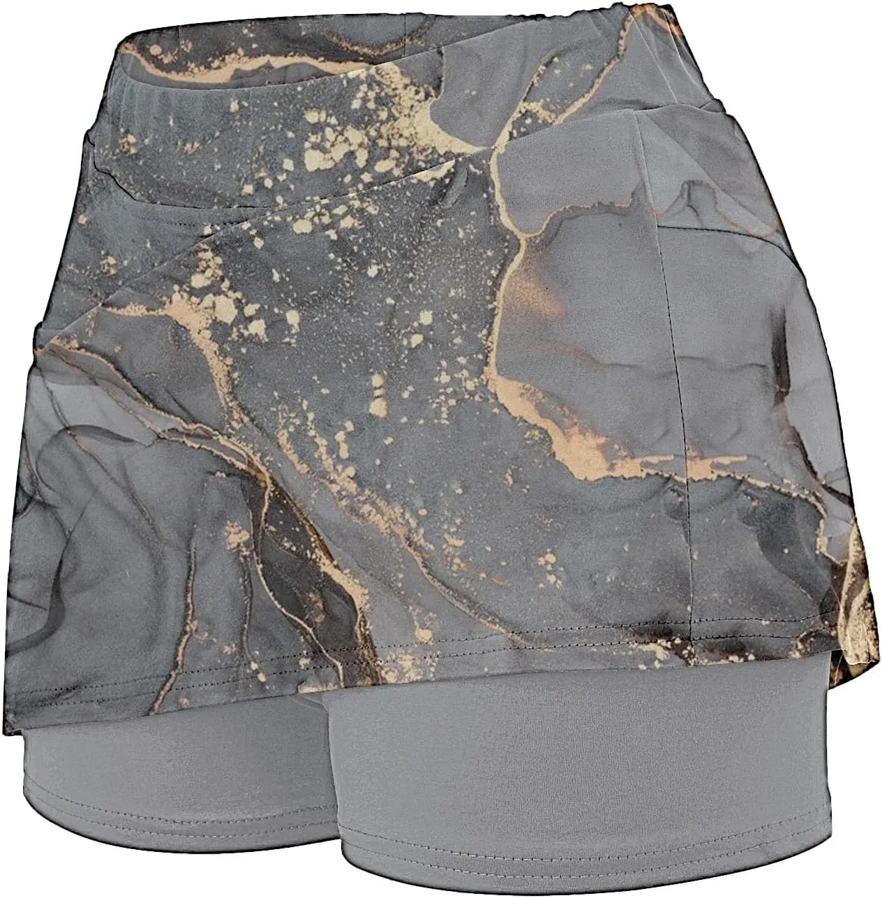 Yoga Shorts with Pocket for Women High Waisted Pleated Tummy Control Sport Running Tennis Skirt Plus Size Golf Skorts